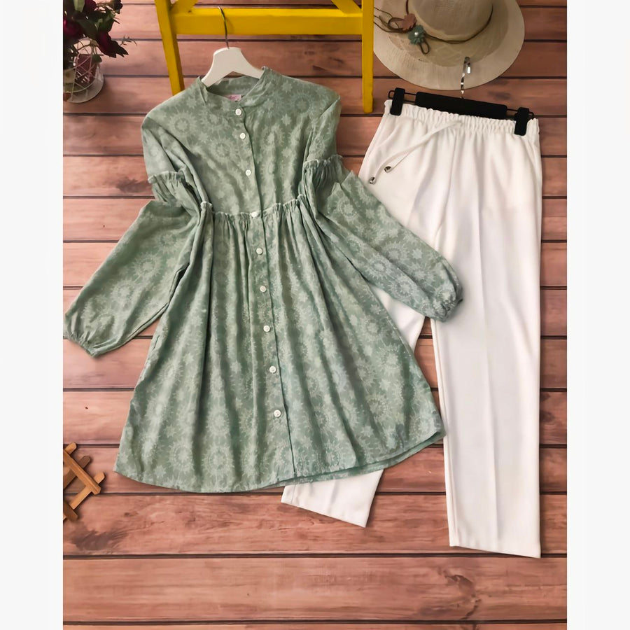 Paisley Patch - Sage Green Co-ord Set