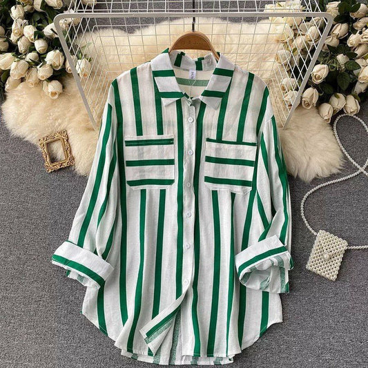 Emerald Stripes Shirt