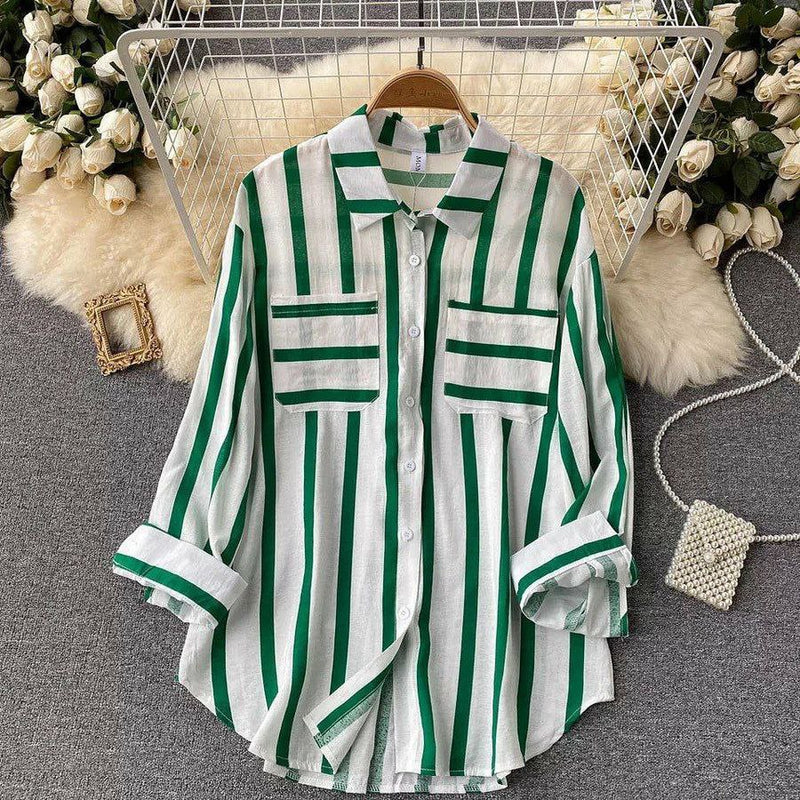 Emerald Stripes Shirt