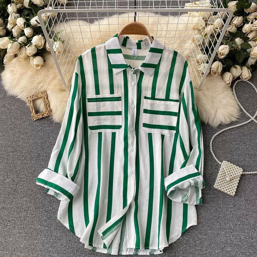Emerald Stripes Shirt