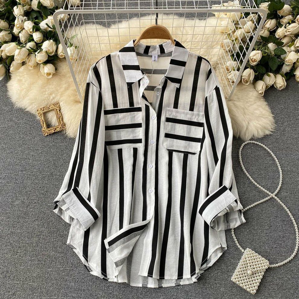 Monochrome Stripe Shirt