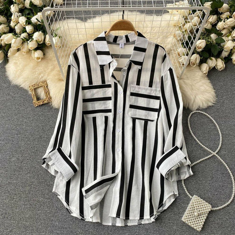 Monochrome Stripe Shirt